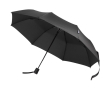 Foldable umbrella with automatic opening and rubber handle Ø93 colour black