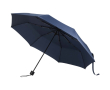 Compact folding umbrella with metal frame and rubber grip Ø102 colour navy-blue