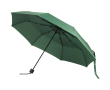 Compact folding umbrella with metal frame and rubber grip Ø102 colour green