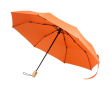 Wind-resistant folding umbrella with automatic opening and closing Ø105 colour orange