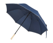 Windproof umbrella with automatic opening and reflective strip Ø130 colour navy-blue