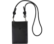 Water-resistant RFID accessory organiser bag colour black