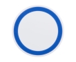 Round wireless charging base with a touch of colour colour royal blue