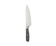 Kitchen knife with 20 cm stainless steel blade colour silver