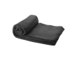 Fleece blanket with case, 200 g/m² colour black