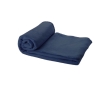 Fleece blanket with case, 200 g/m² colour navy-blue
