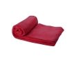 Fleece blanket with case, 200 g/m² colour red