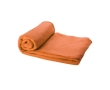 Fleece blanket with case, 200 g/m² colour orange