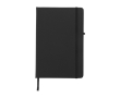 Notebook with inner pocket, A5 lined pages colour black