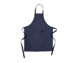 Recycled material apron with front pocket colour navy-blue