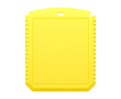 Rectangular ice scraper, recycled plastic colour yellow