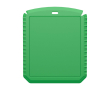 Rectangular ice scraper, recycled plastic colour green
