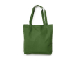 Extra-fine organic cotton bag, 350 g/m² colour green