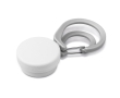 Carabiner hook to attach items to the suitcase colour white