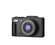 Prixton 64 MP digital camera with 3'' flip-up IPS screen colour black