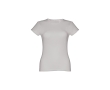 Women's fitted cotton T-shirt, 150 g/m2, THC Sofia colour marbled grey