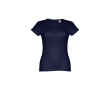 Women's fitted cotton T-shirt, 150 g/m2, THC Sofia colour ultramarine blue