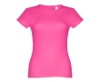 Women's fitted cotton T-shirt, 150 g/m2, THC Sofia colour fuchsia
