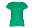 Women's fitted cotton T-shirt, 150 g/m2, THC Sofia colour green