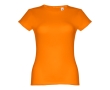 Women's fitted cotton T-shirt, 150 g/m2, THC Sofia colour orange