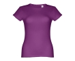 Women's fitted cotton T-shirt, 150 g/m2, THC Sofia colour purple