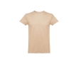 Unisex t-shirt in carded cotton, 190 g/m2, THC Ankara colour light brown
