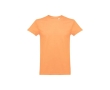 Unisex t-shirt in carded cotton, 190 g/m2, THC Ankara colour coral