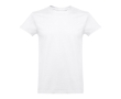 Unisex t-shirt in carded cotton, 190 g/m2, THC Ankara colour white