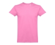 Unisex t-shirt in carded cotton, 190 g/m2, THC Ankara colour pink