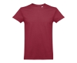Unisex t-shirt in carded cotton, 190 g/m2, THC Ankara colour burgundy
