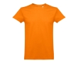 Unisex t-shirt in carded cotton, 190 g/m2, THC Ankara colour orange