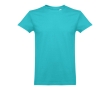 Unisex t-shirt in carded cotton, 190 g/m2, THC Ankara colour turquoise