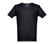 Unisex cotton T-shirt, 150 g/m2, THC Athens colour black