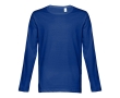 Unisex long-sleeved cotton shirt, 150 g/m2 colour royal blue