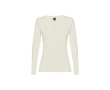 Women's long-sleeved cotton shirt, 150 g/m2 colour pastel green