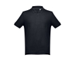 Men's cotton polo shirt in colours, 195 g/m2, THC Adam colour ultramarine blue
