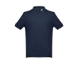 Men's cotton polo shirt in colours, 195 g/m2, THC Adam colour navy-blue