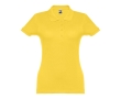 Women's cotton polo shirt in many colours, 195 g/m2 colour yellow