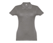Women's cotton polo shirt in many colours, 195 g/m2 colour dark grey