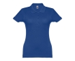 Women's cotton polo shirt in many colours, 195 g/m2 colour royal blue