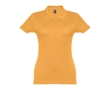 Women's cotton polo shirt in many colours, 195 g/m2 colour dark yellow