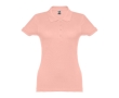 Women's cotton polo shirt in many colours, 195 g/m2 colour salmon