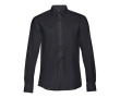 Men's fitted long-sleeved shirt, 115 g/m2, THC Paris colour black