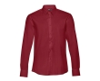 Men's fitted long-sleeved shirt, 115 g/m2, THC Paris colour burgundy