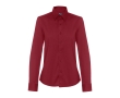 Women's cotton and polyamide shirt, 115 g/m2, THC Paris colour burgundy