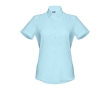 Women's cotton polyester oxford shirt, 130 g/m2 colour light blue