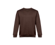 Unisex cotton and polyester sweatshirt, 300 g/m2 colour dark brown
