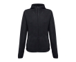 Women's fleece and polyester jacket, 260 g/m2, THC Helsinki colour black