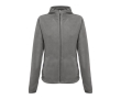 Women's fleece and polyester jacket, 260 g/m2, THC Helsinki colour grey