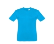 Children's cotton t-shirt, 150 g/m2, THC Quito colour cyan blue